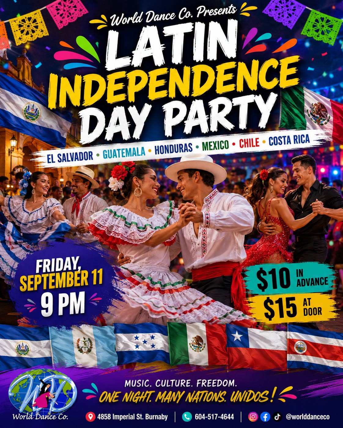 🎉 LATIN INDEPENDENCE DAY PARTY! 🎉