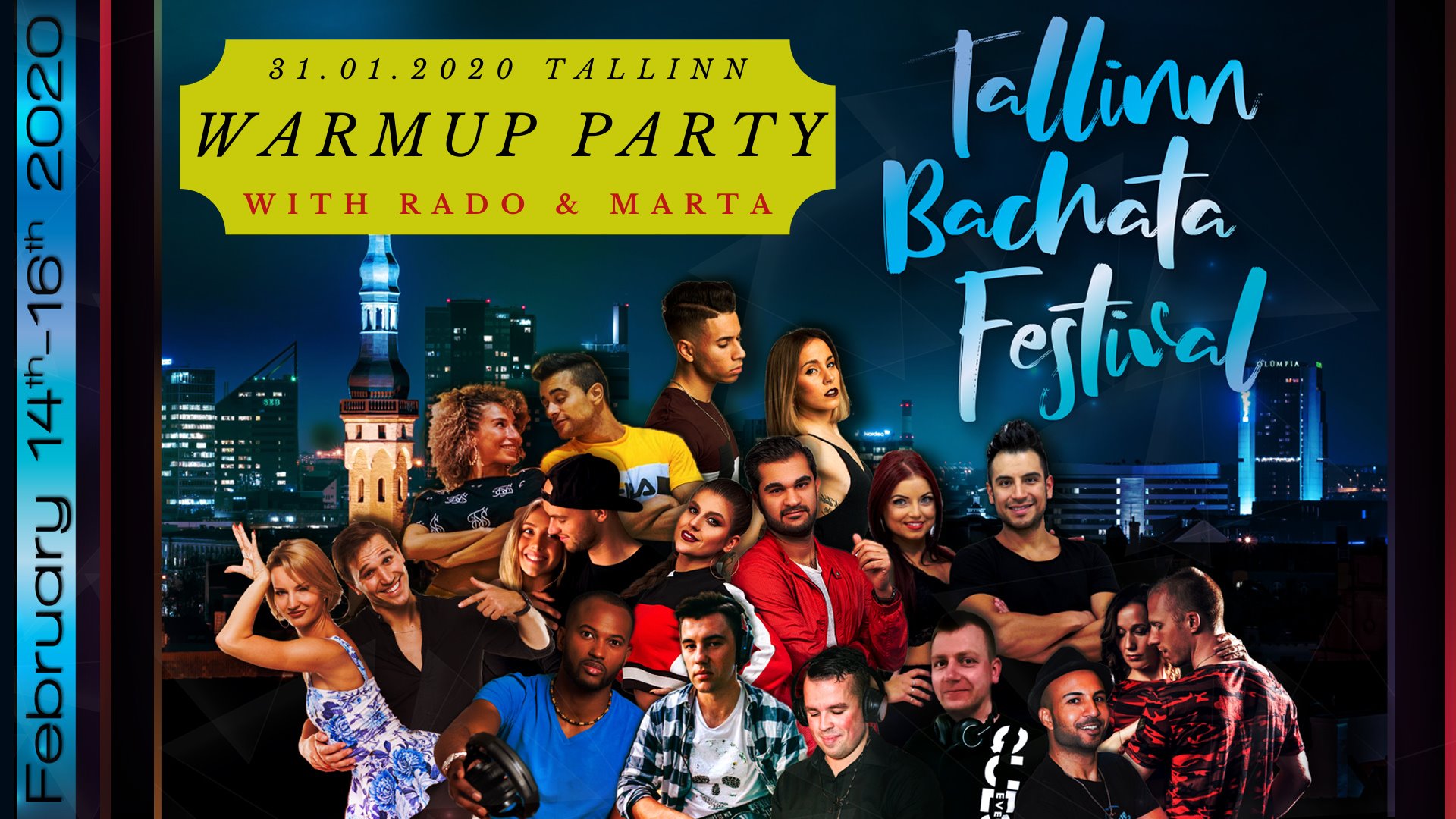 Warmup Party for Tallinn Bachata Festival (Friday, Jan 31)