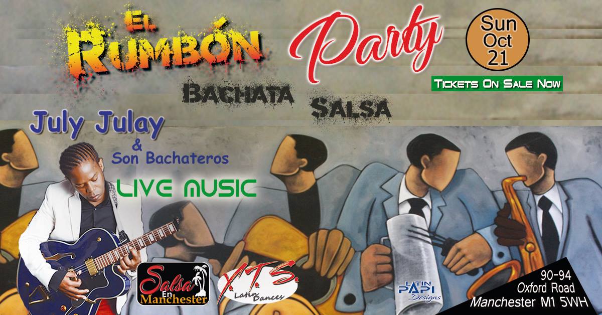 El Rumbón - Bachata and Salsa Party - 21th Oct 18:00pm