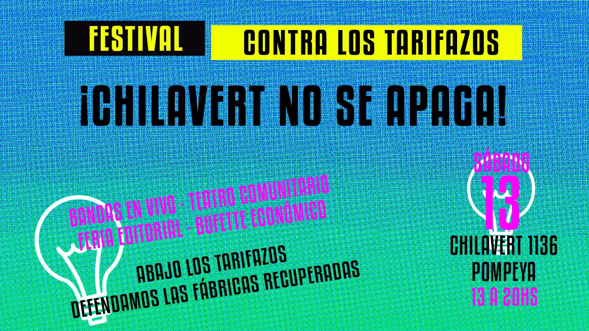 Festival Chilavert no se apaga