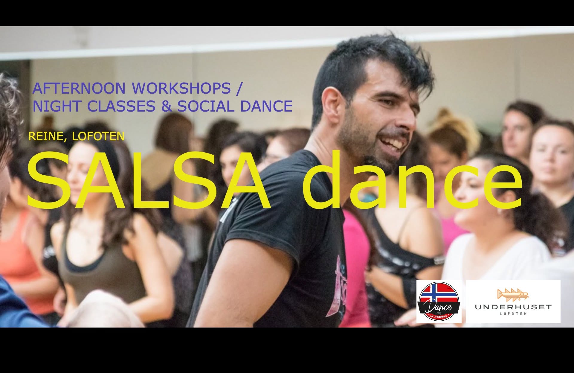 Salsa dance I Underhuset Lofoten