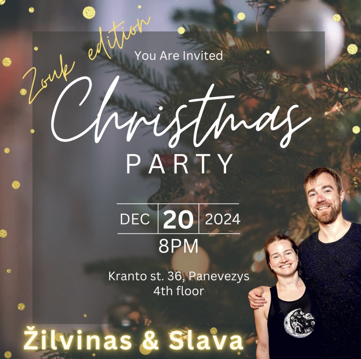 Jingle Latin Groove Dance party Panevezys