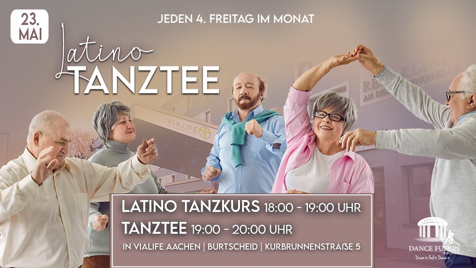 Latino Tanztee bei ViaLife mit Dance Fusion Aachen (Kostenlos)