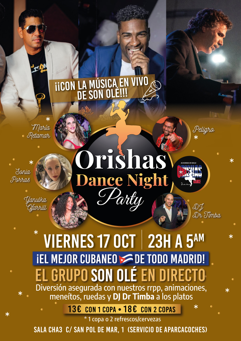 Orishas 𝔻𝕒𝕟𝕔𝕖 ℕ𝕚𝕘𝕙𝕥 ℙ𝕒𝕣𝕥𝕪 (Música en vivo) - Fiesta y cubaneo en Cha3