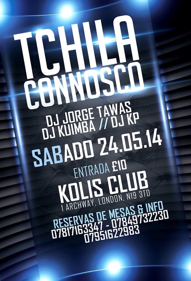 SÁBADO 24 MAIO TCHILA CONNOSCO