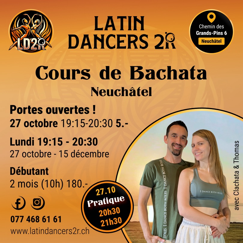 🕺🏾✨ Portes ouvertes Bachata - Latin Dancers 2R ✨💃🏼