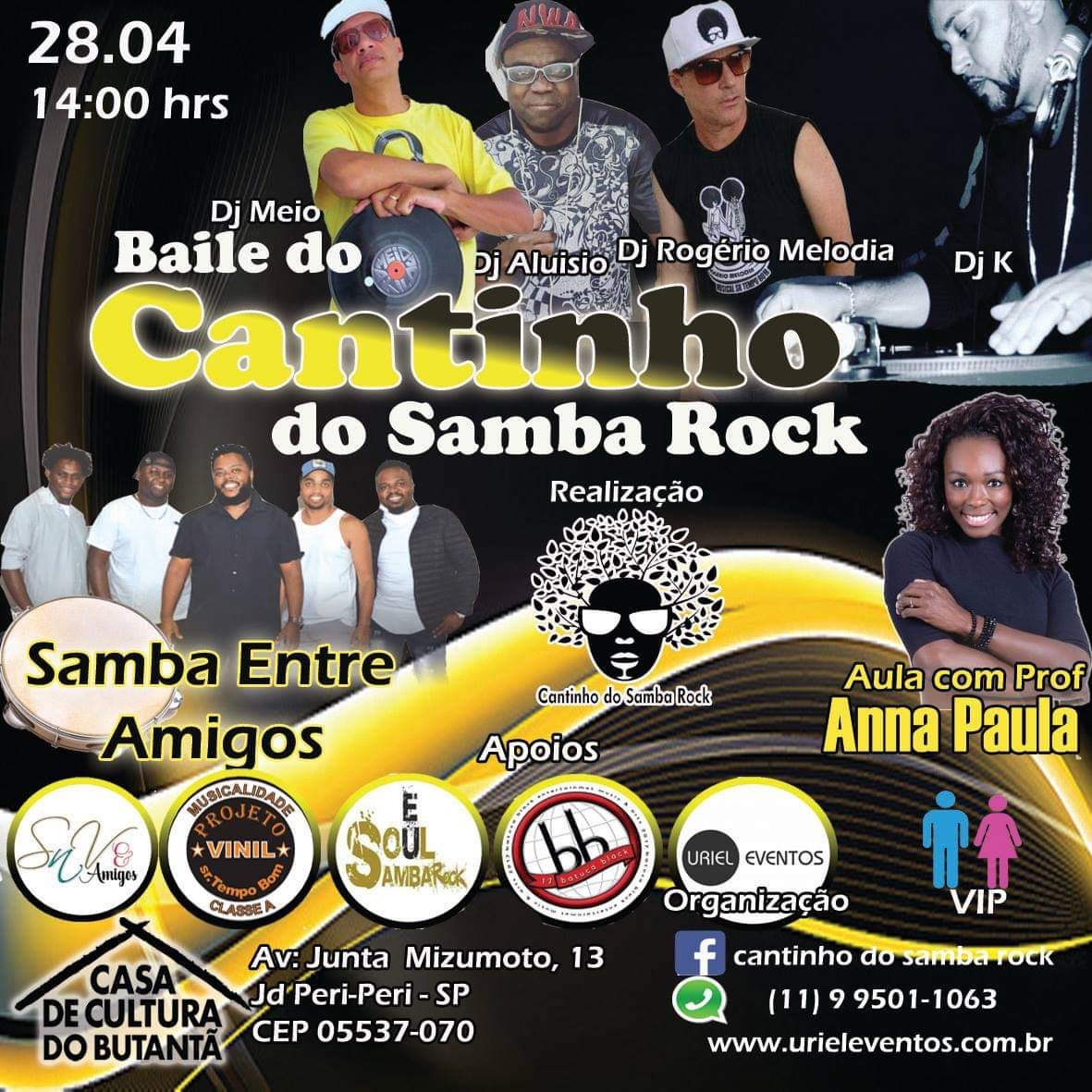 Baile Cantinho do Samba Rock