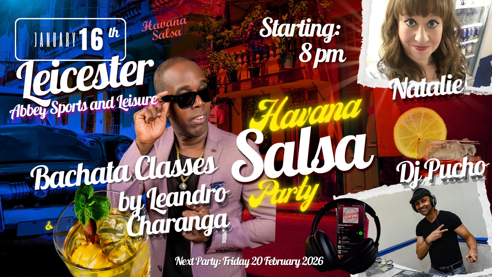 Fiesta Cubana Caliente: HS Party Start the Year Dancing with Our Cuban Salsa and Bachata party