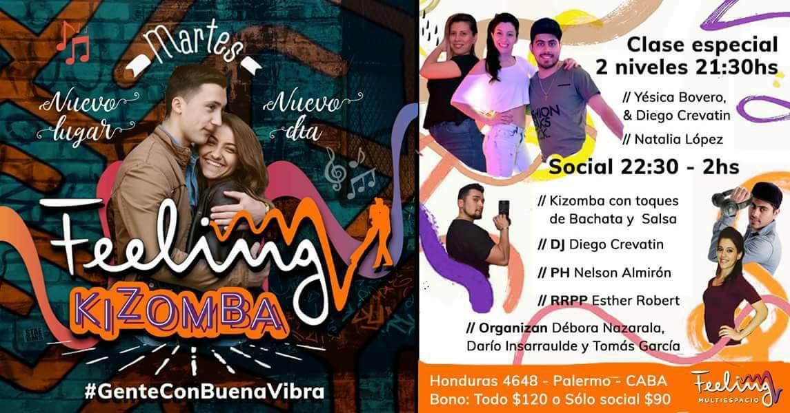 Feeling Kizomba - Martes 19 12
