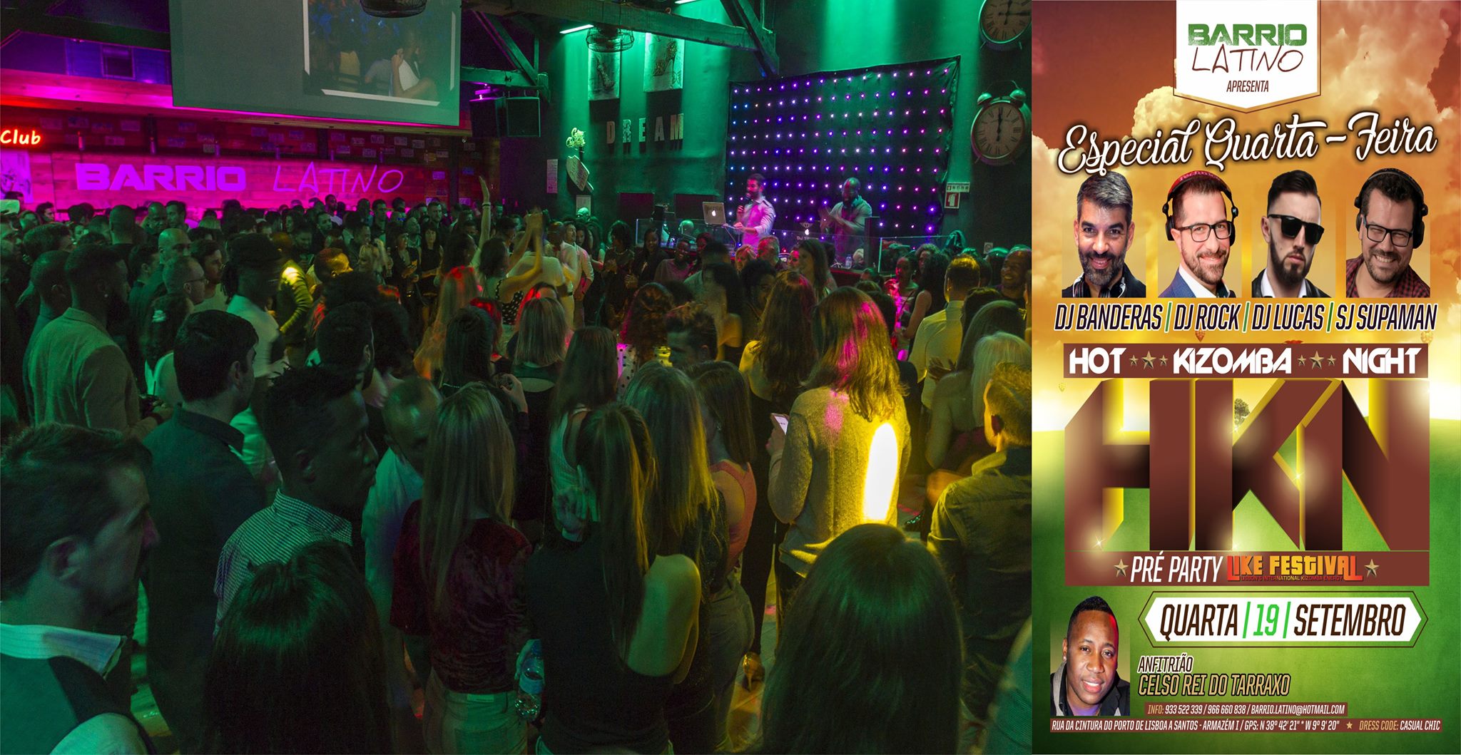 Hot Kizomba Night _ Like Festival Pre-Party _ Quarta 19 Setembro