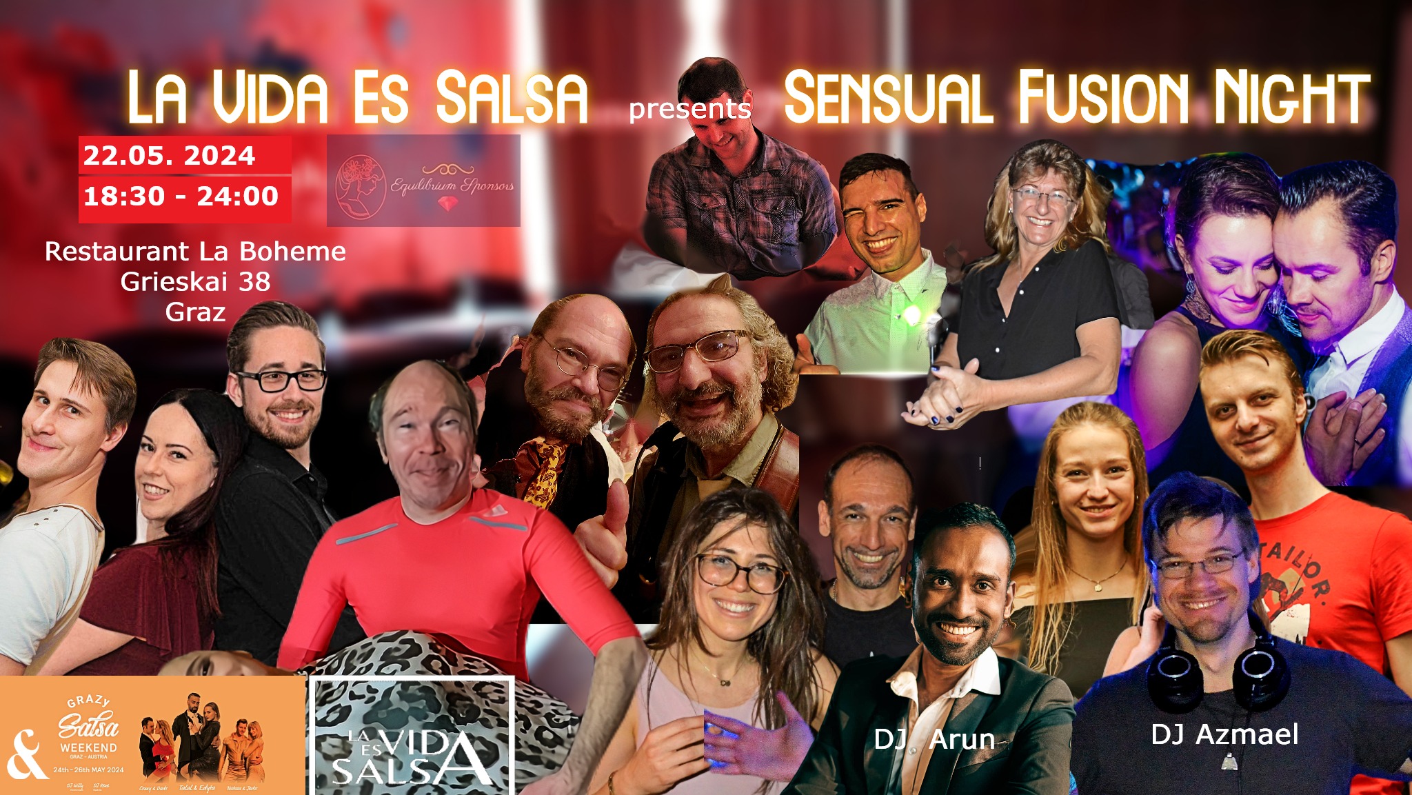 Sensual Fusion Night with DJ Azmael, DJ Arun and Joey&Chris Kizomba
