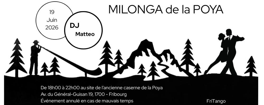 Milonga de la Poya - 19 Juin - ANNULÉ