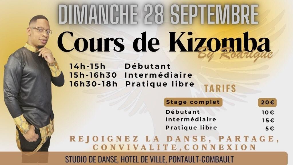 Cours de Kizomba pour débutants et Intermédiaires à Pontault-Combault 🕺💃