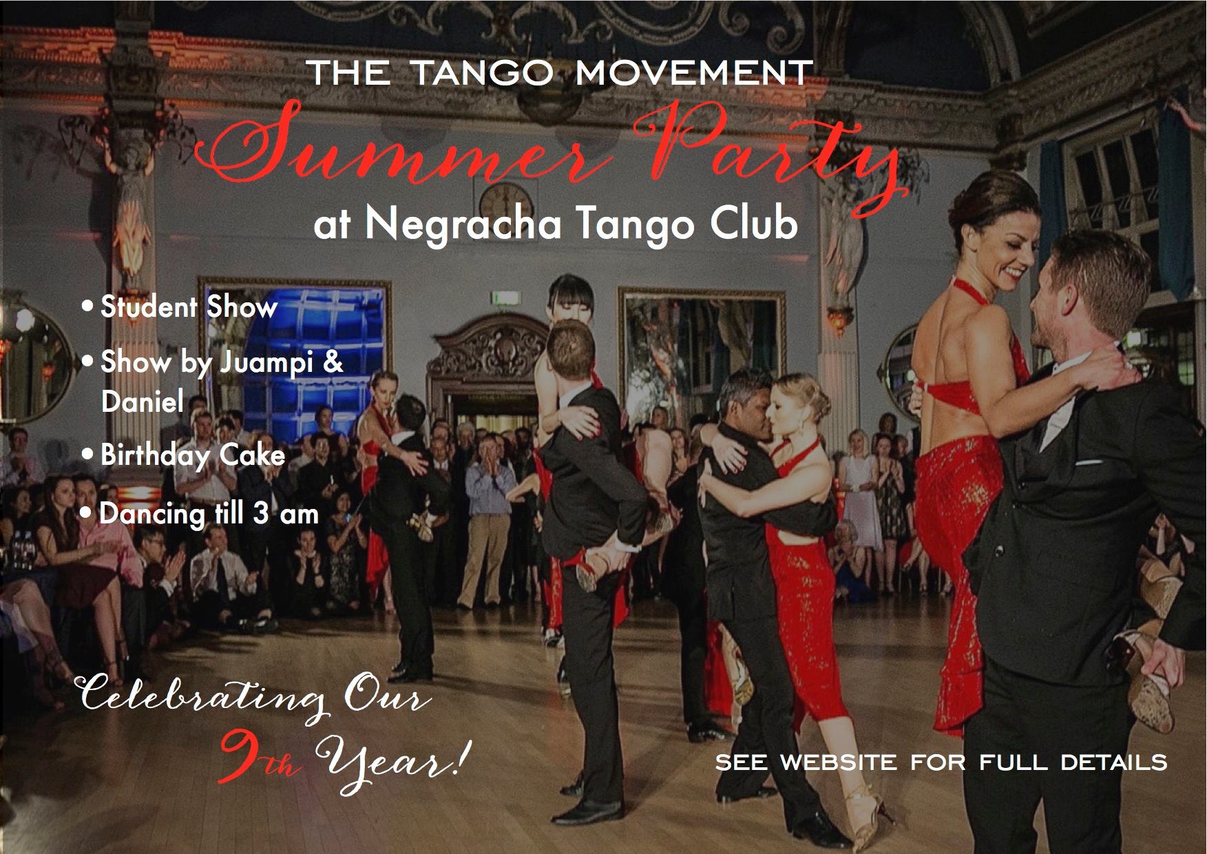 The Tango Movement Summer Party