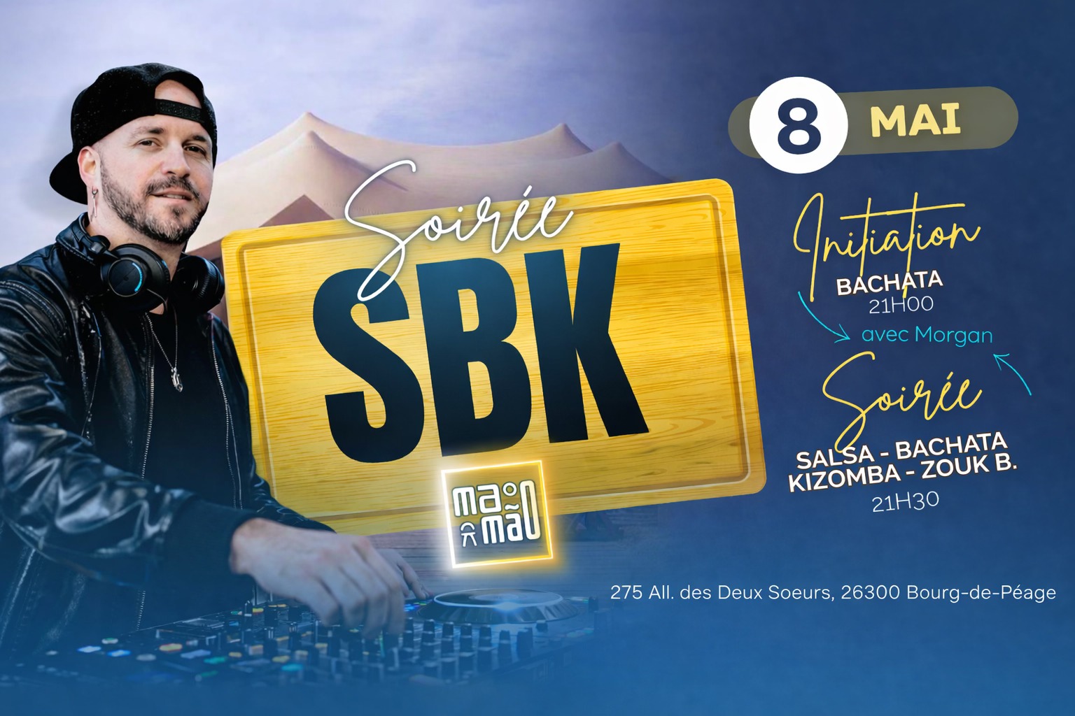 Soirée Latino SBKZ au Mamao 🌴 (Avec initiation BACHATA)