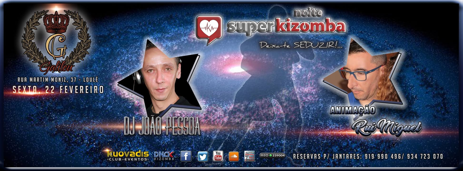 Noite SUPER Kizomba C Rui Miguel ☆ Galileu Bar
