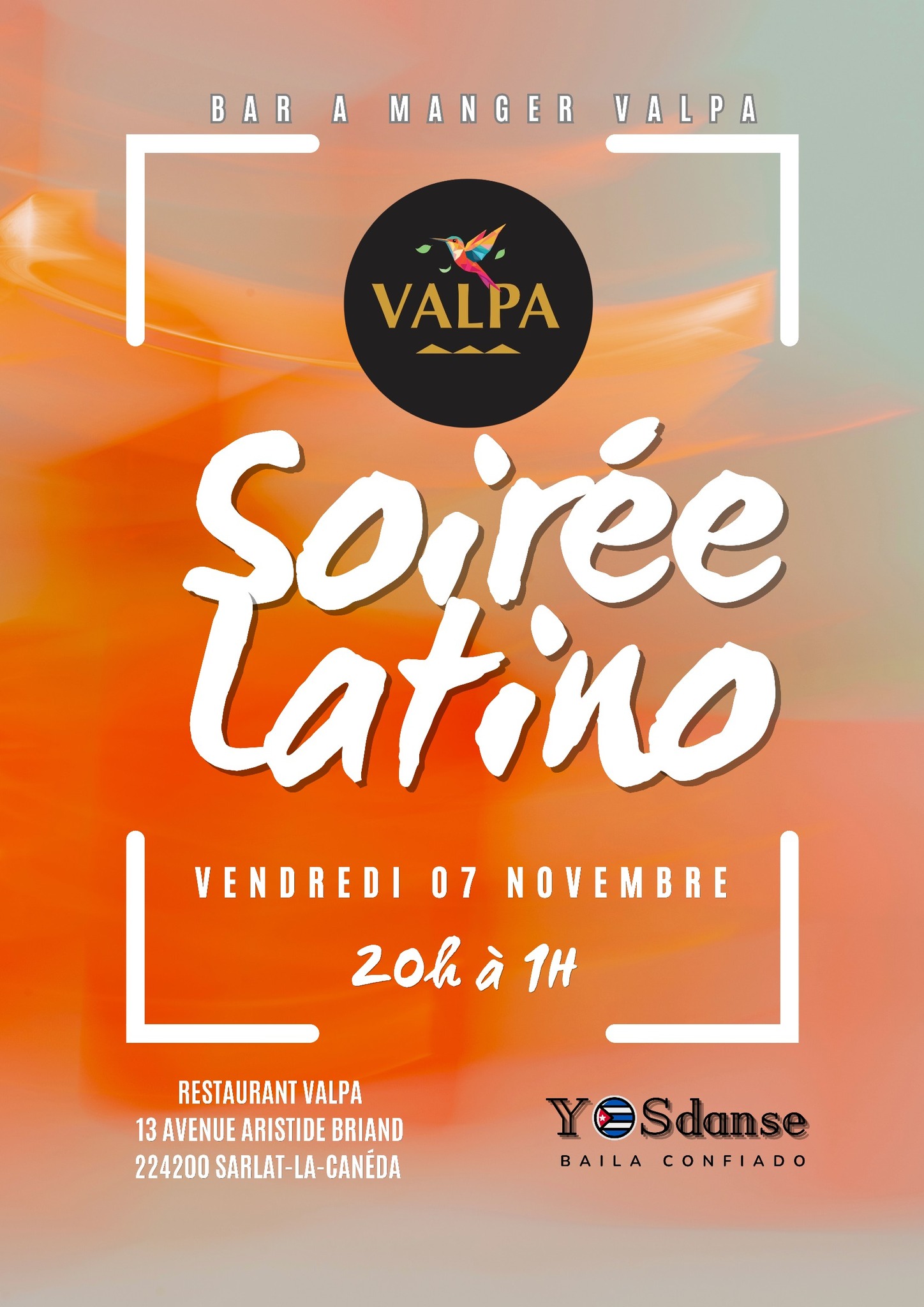 Soirée Latino au Valpa