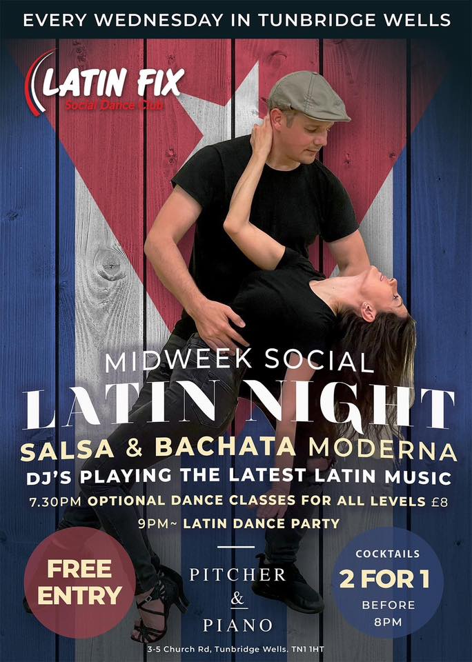 Latin Dance Classes - Midweek Social π
