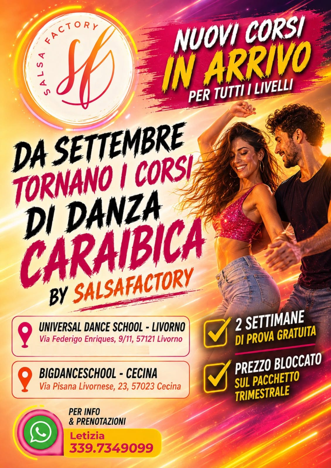 🇨🇺 CORSI DI DANZE CARAIBICHE SALSAFACTORY 🇨🇺