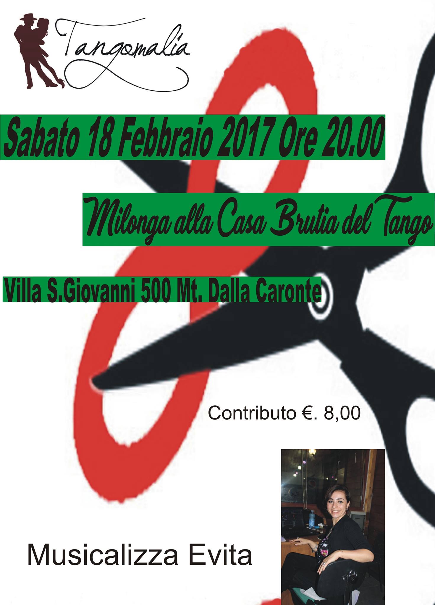 Sabato 18 febbraio ore 20