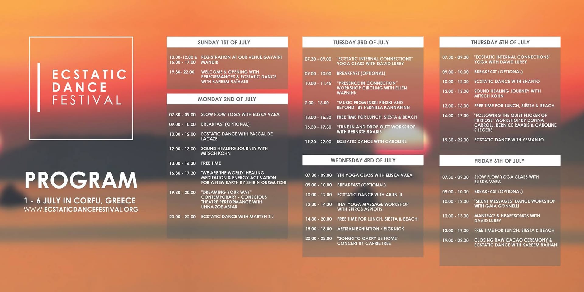 Ecstatic Dance Festival 2018 in Greece