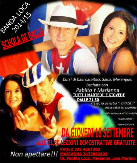 INIZIO CORSI DI BALLO 2014 15