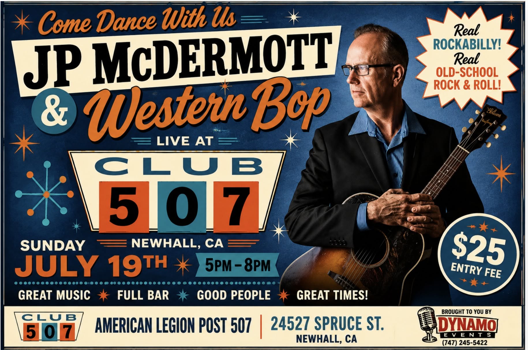 JP McDERMOTT Western Bop ROCKABILLY