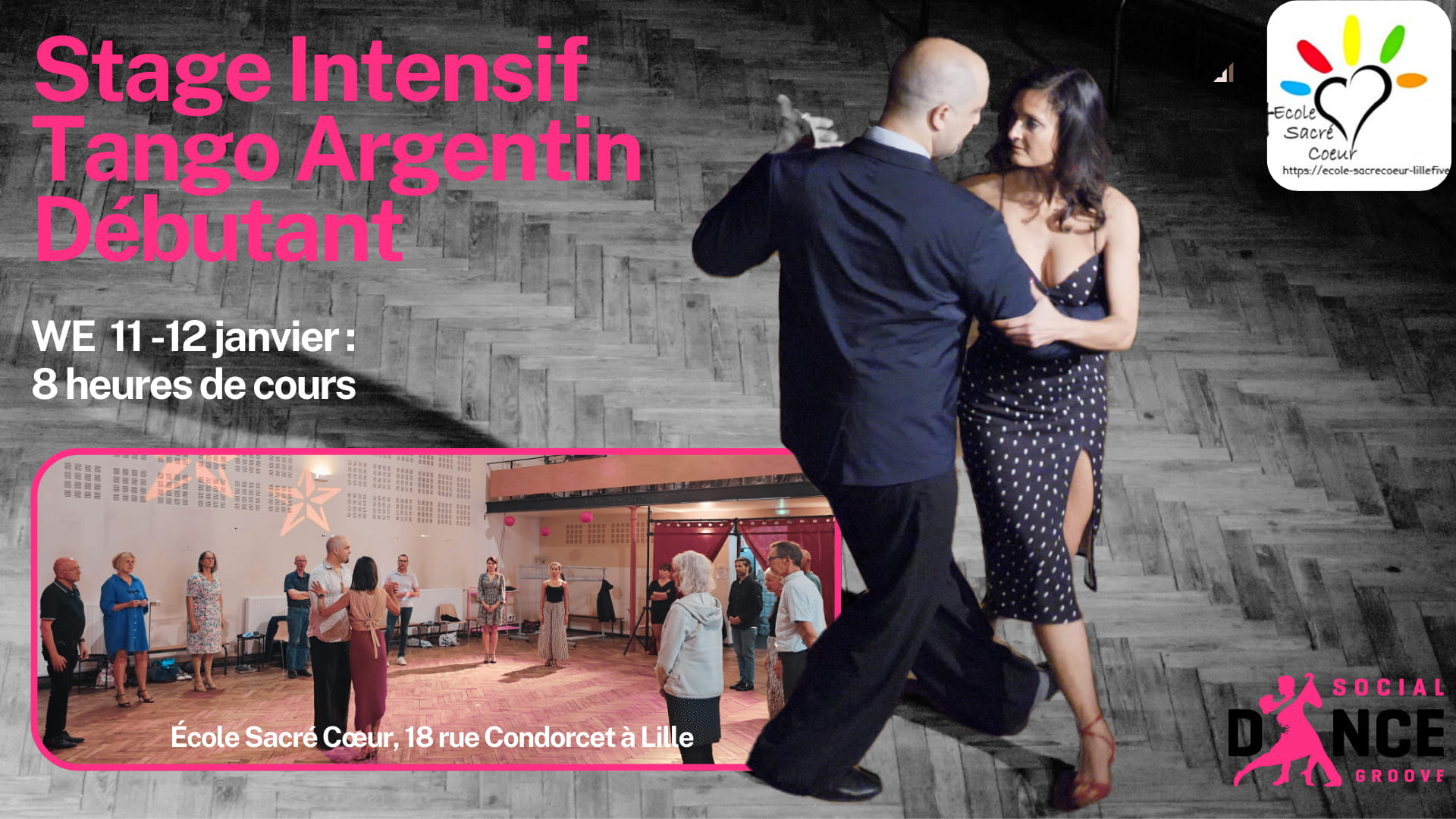 Stage Intensif de Tango Débutant (8 heures)