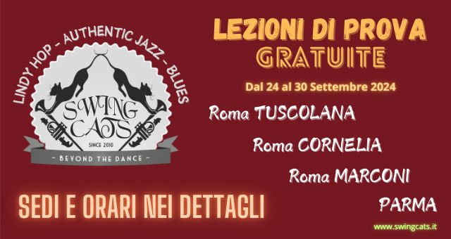 π Presentazione Corsi Swing Cats 2024-2025 π