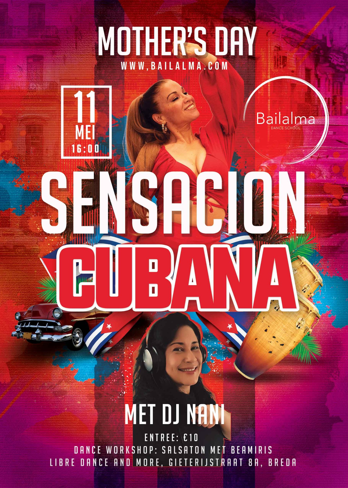 Sensación Cubana Cubaanse Salsa Matinee 11 Mei 2025