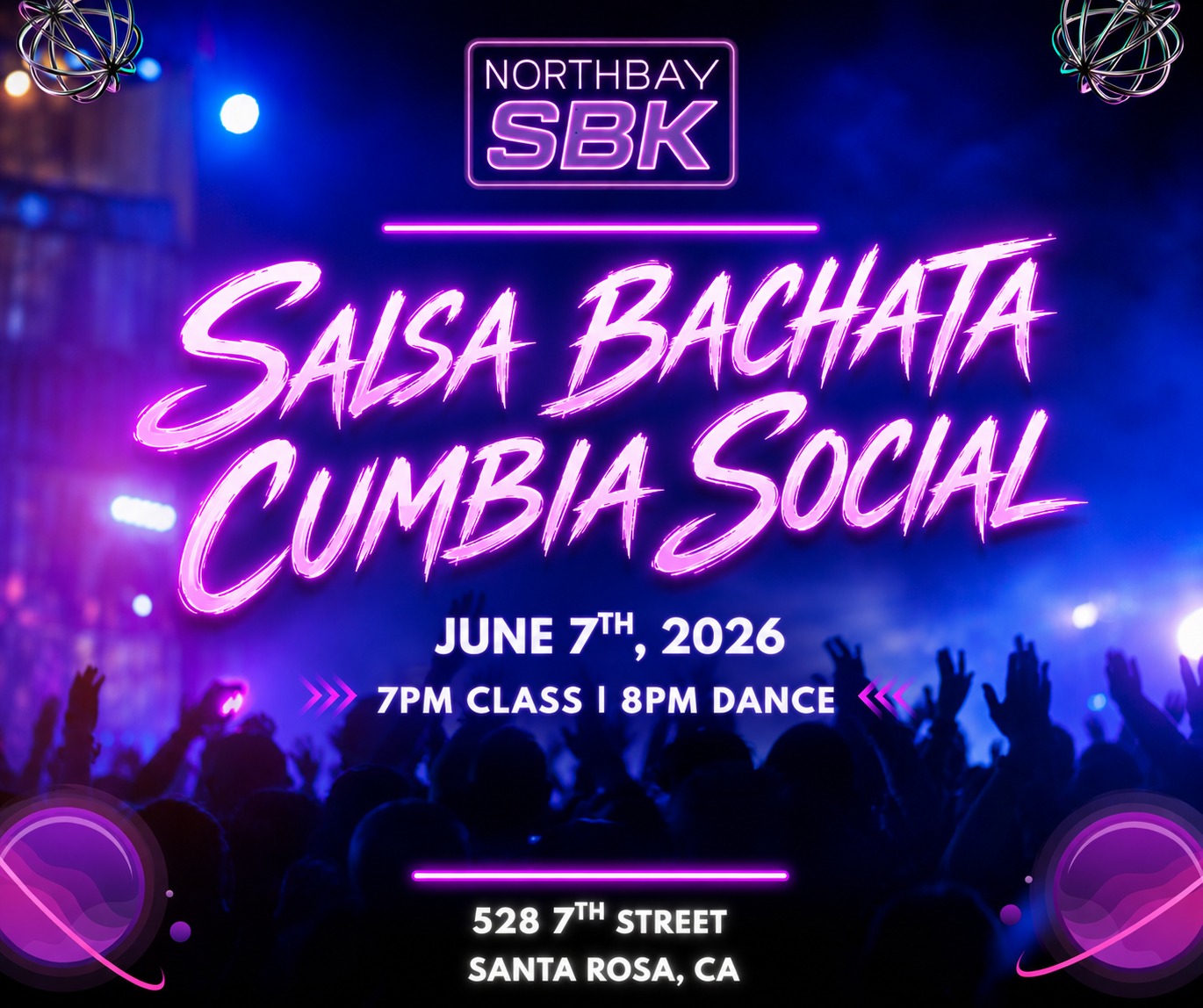 June 7th Salsa Social at the California Theatre