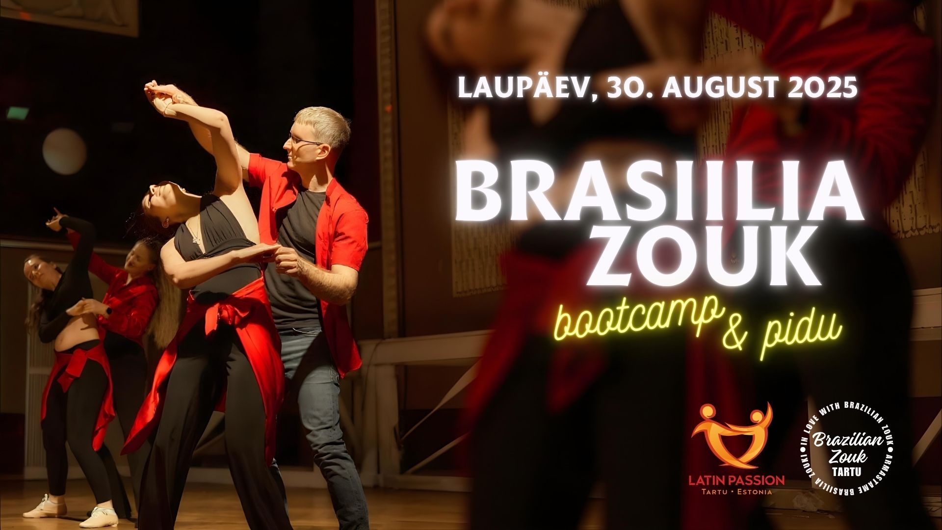 30.08 Brasiilia Zouki bootcamp Tartus!