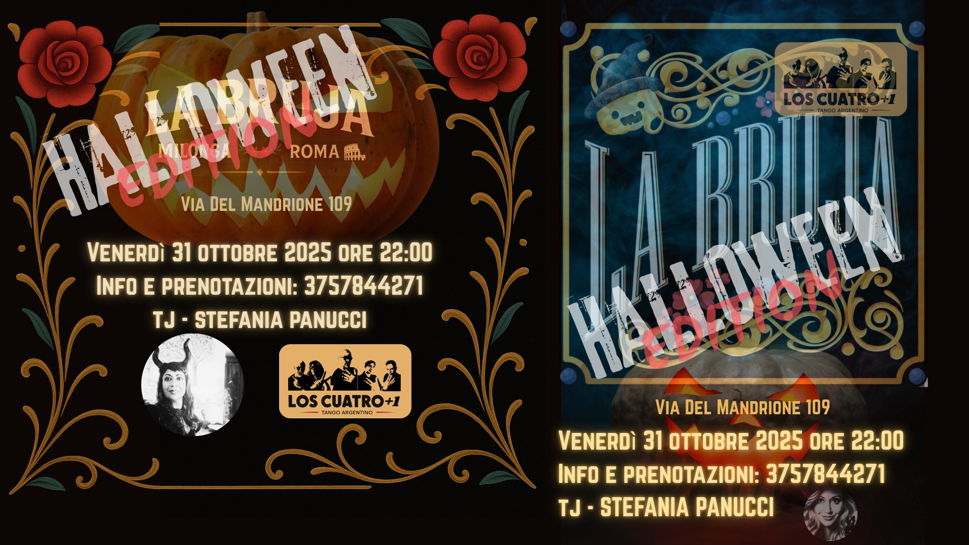 La Bruja Milonga di Halloween