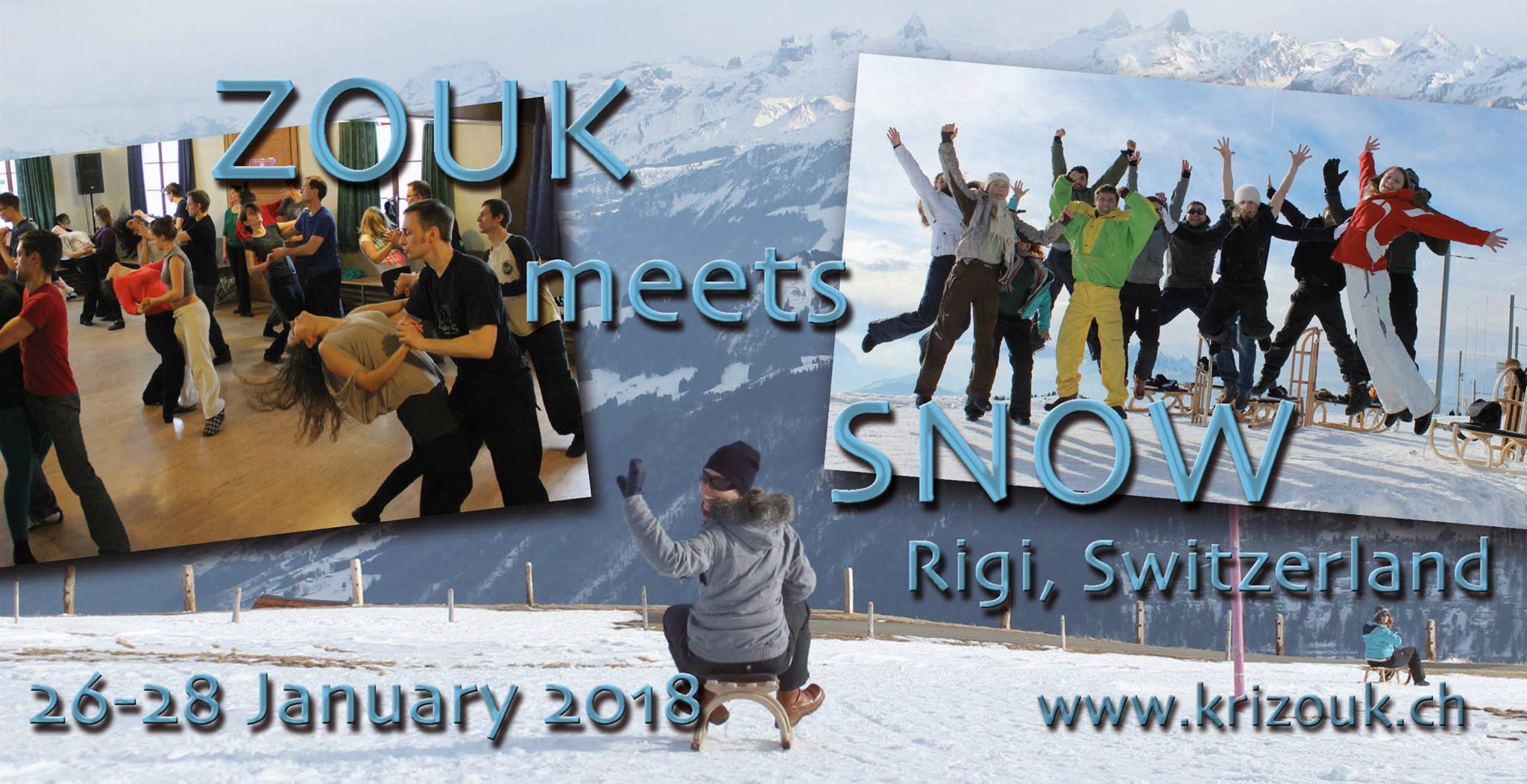 Zouk meets Snow and Samba! 26-28 January 2018!