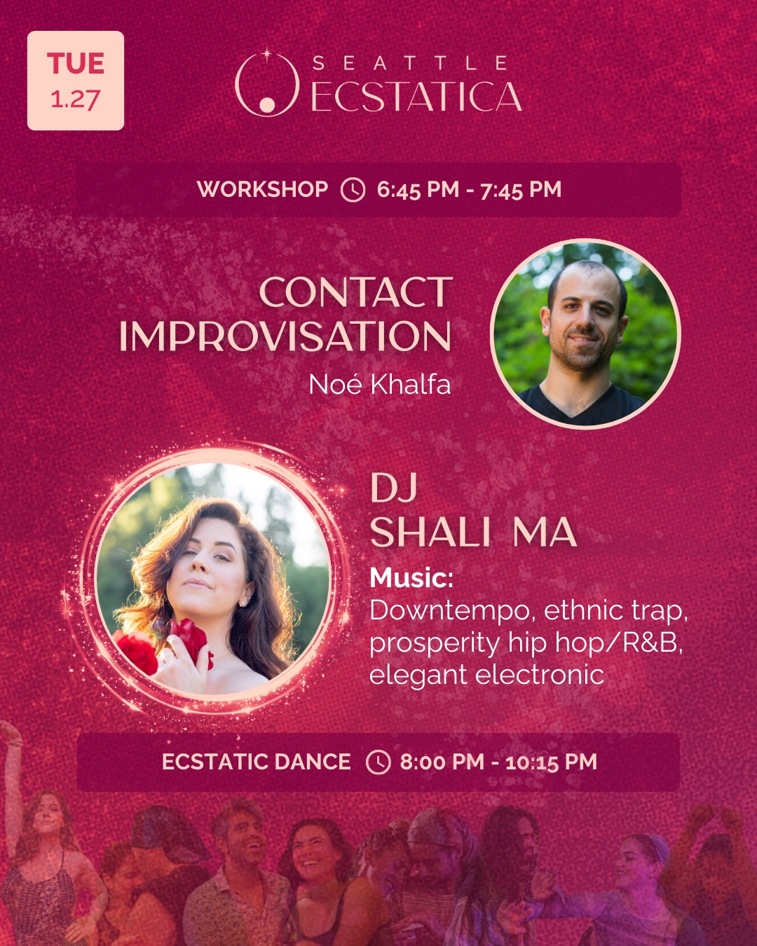 Seattle Ecstatica: Presenting Shali Ma; Contact Improv w Noe Khalfa