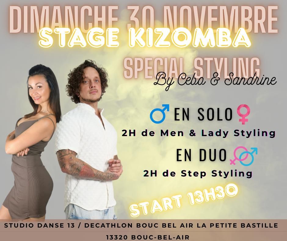 Stage Kizomba Styling - Cebo & Sandrine - Studio Dance 13