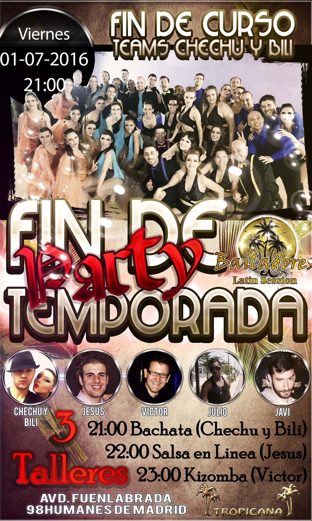 Fiesta fin de temporada Bailadores