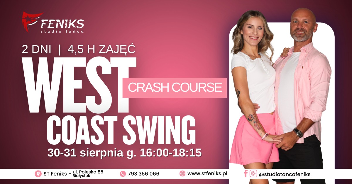 💥WEST COAST SWING💥 CRASH COURSE od podstaw🆕