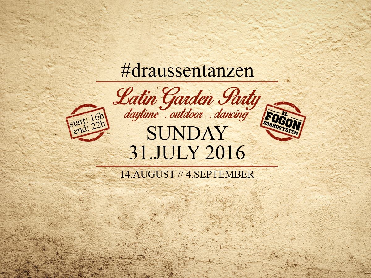 LATIN garden party draußen tanzen