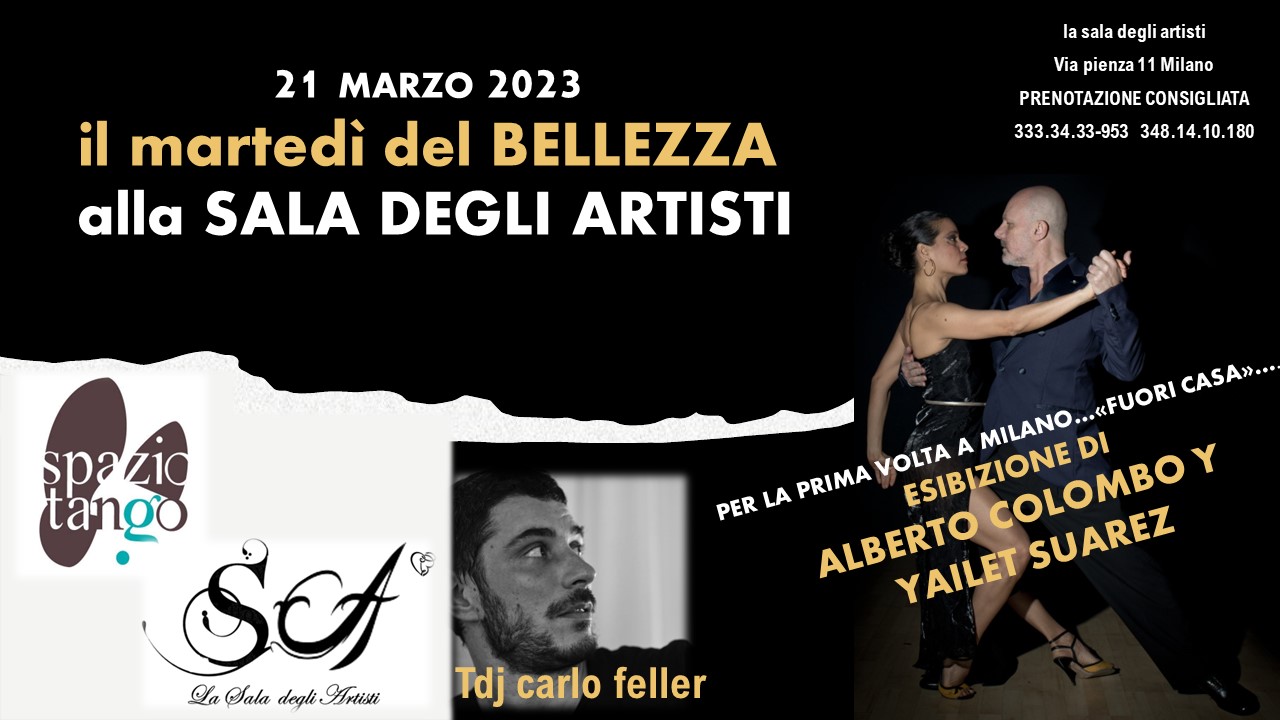 il martedì del BELLEZZA alla SALA degli ARTISTI