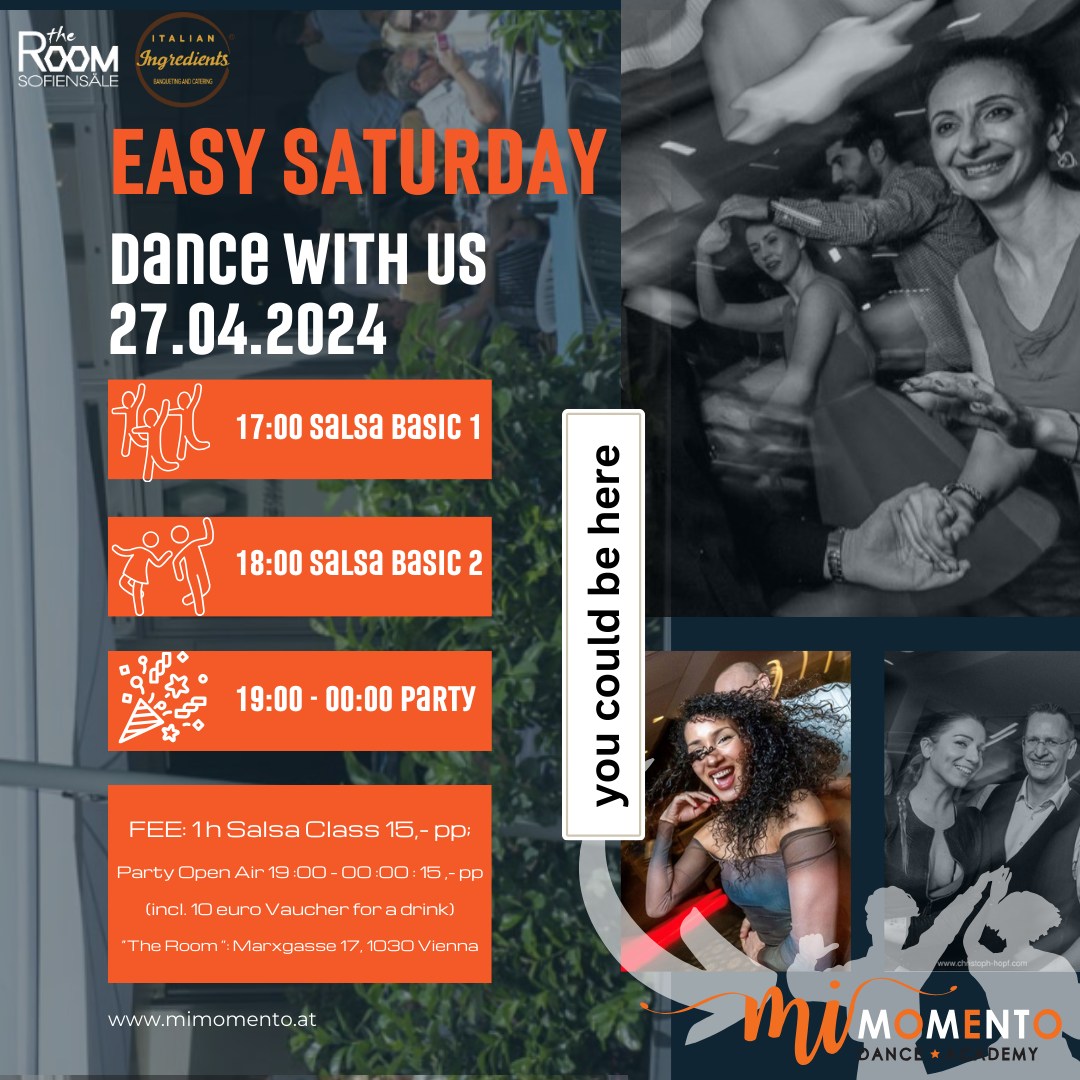 Easy Saturday: Party Open Air + Salsa Basic Course at The Room