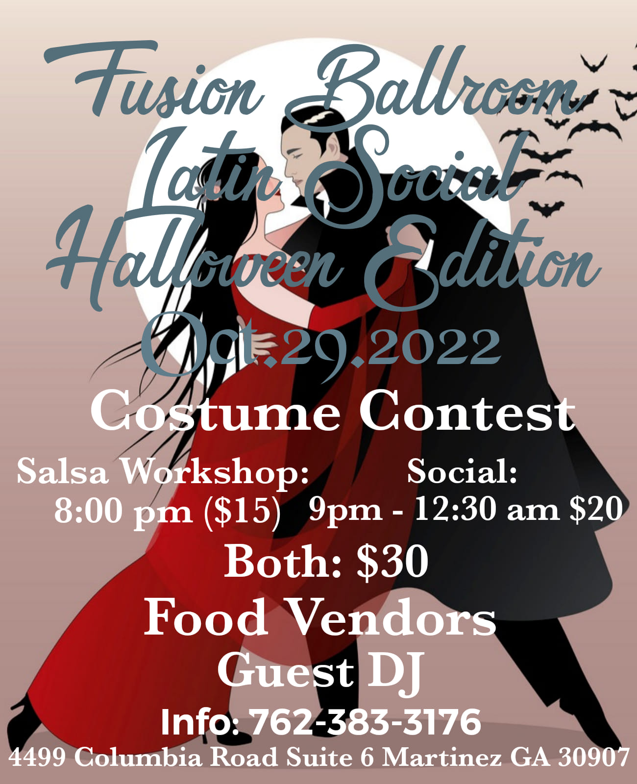 Fusion Ballroom Latin Social Halloween Edition