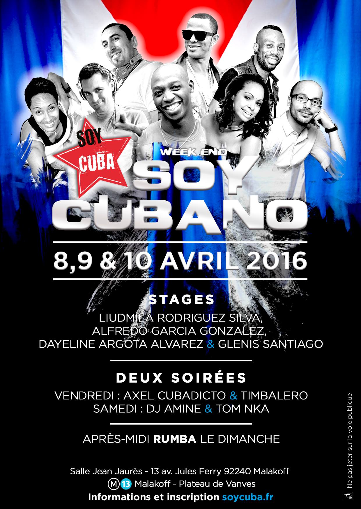 Week-end Soycubano 08 09 10 Avril