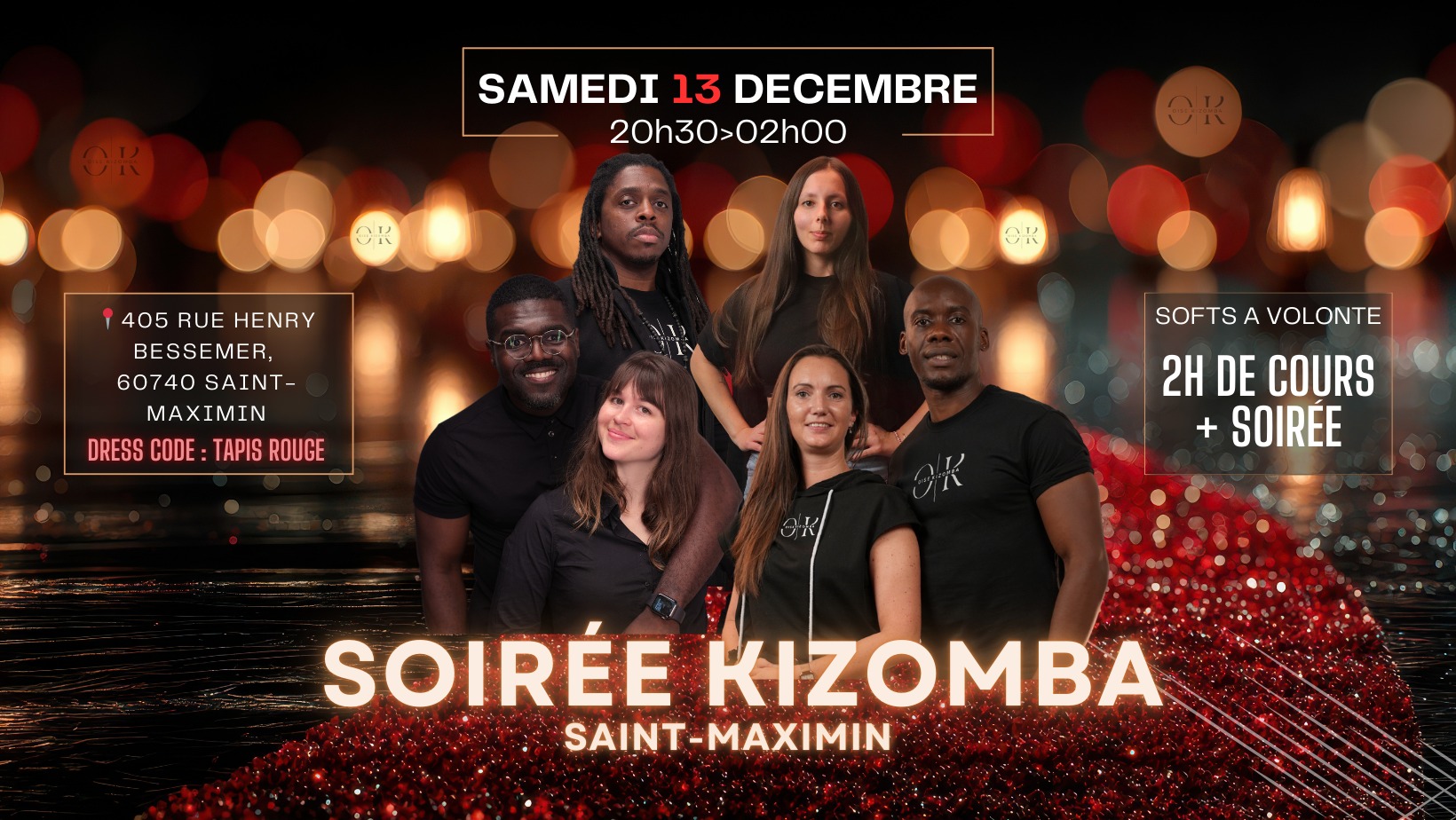 Soirée Kizomba : Les samedis Oise Kizomba