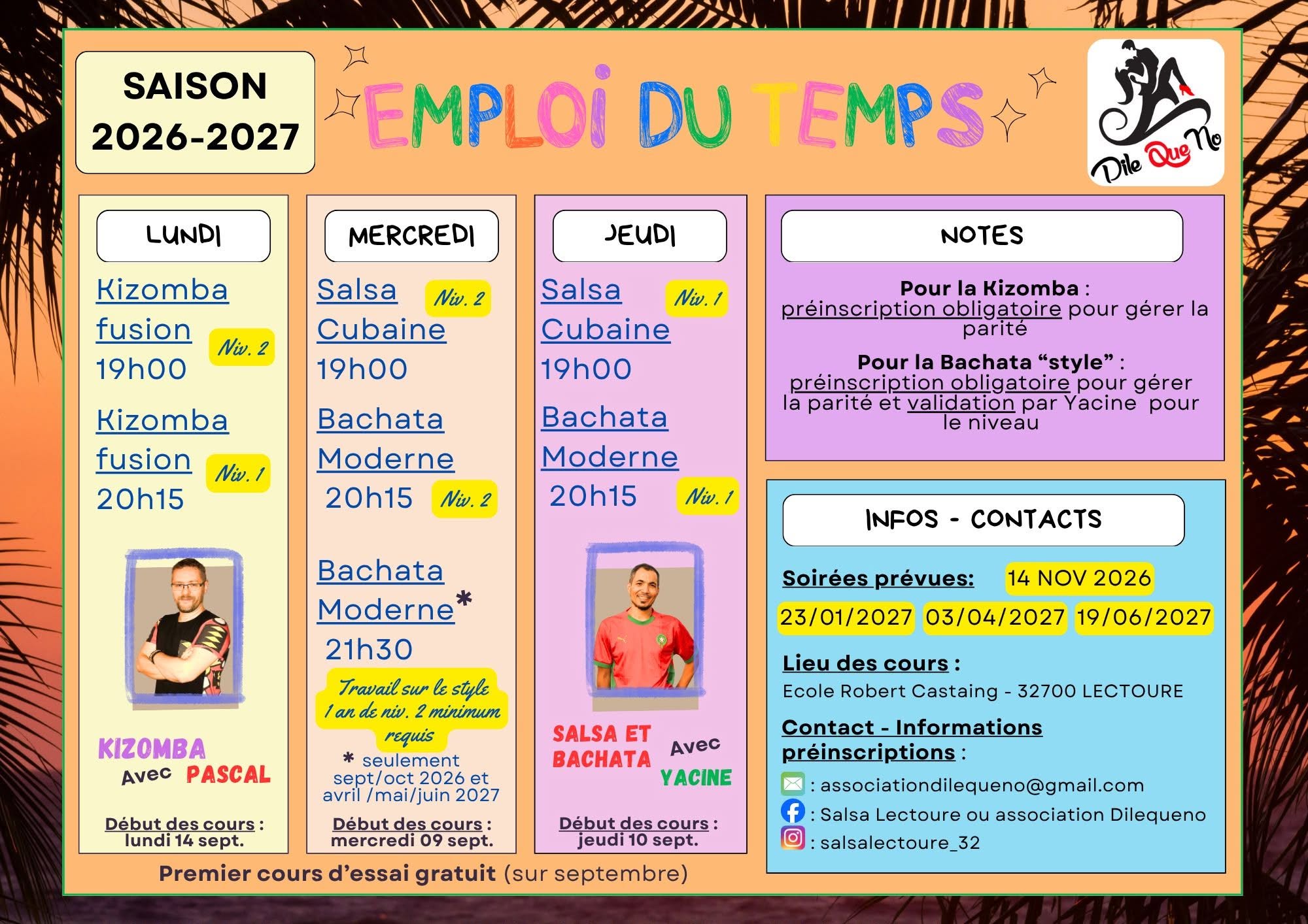 ASSOCIATION DILEQUENO 2026 2027