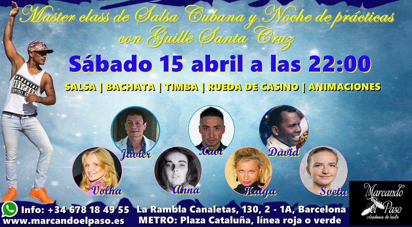 Master class de Salsa Cubana y Noche de prácticas