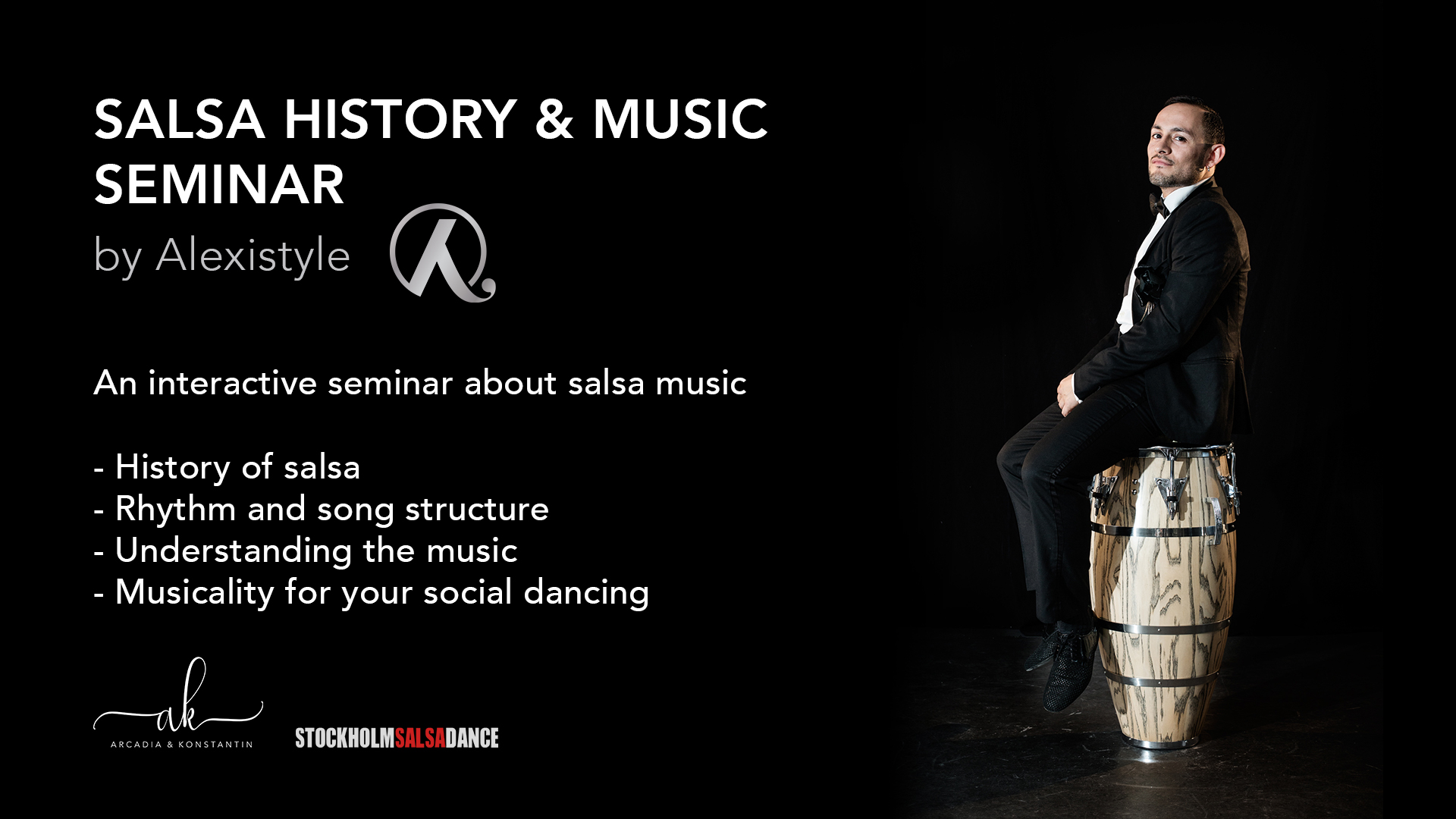 Salsa history & music interactive seminar - Alexistyle