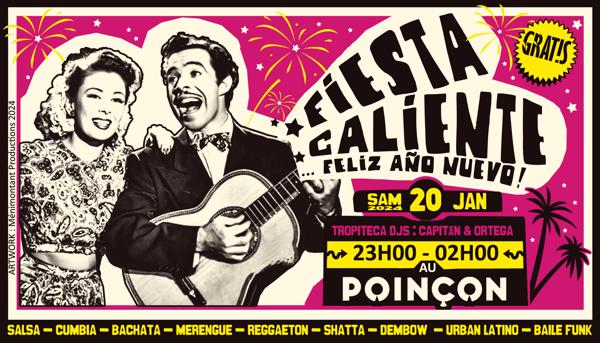 FIESTA CALIENTE 💃🕺 SOIRÉE LATINO PARIS 🍾 FELIZ AÑO NUEVO (Salsa Reggaeton Merengue Cumbia)