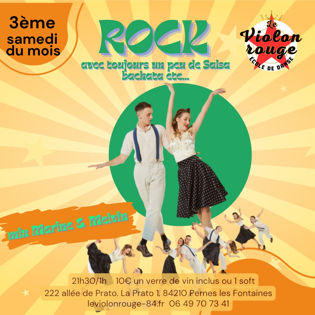 Soirée Rock'in Le Violon Rouge