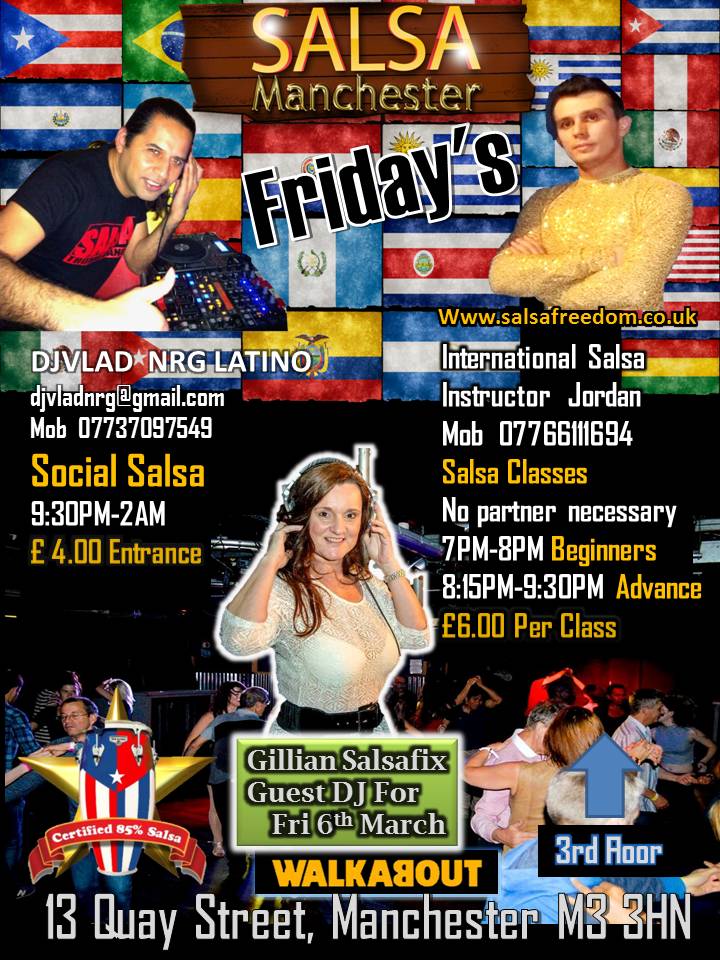 Salsa Manchester at the Walkabout with Special Guest Salsafix